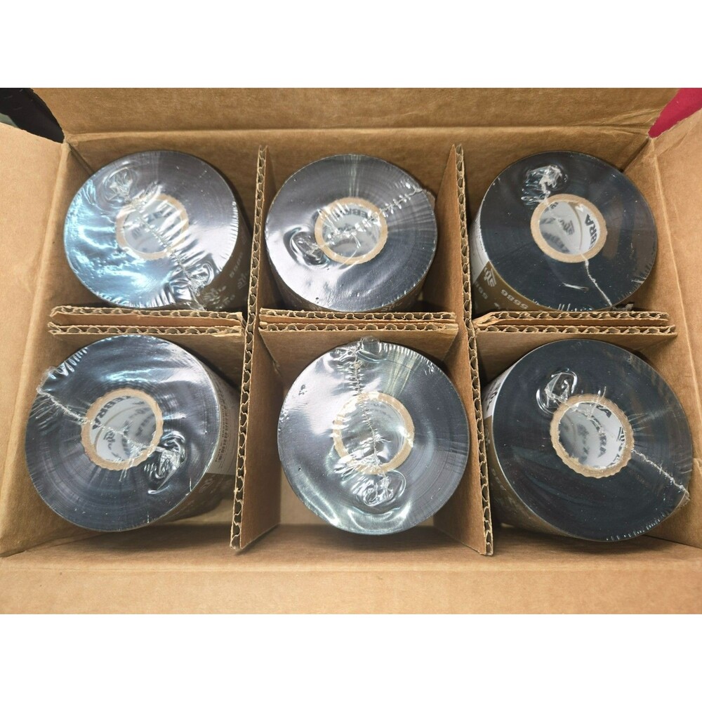 Zebra 05586BK11045 Premium 5586 Wax/Resin Ribbon 4.33" x 1476' - Case of 6